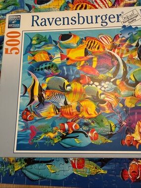 Puzzle by Ravensburger. 500ct. Fish Frenzy